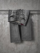 「MERCURY」 Nevada Vintage Grey Wash Straight-Leg Jeans