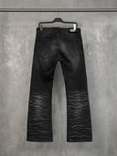 「GHOST CLAWS」 Gradient Whiskered Boot-Cut Jeans