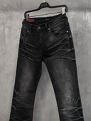 「GHOST CLAWS」 Gradient Whiskered Boot-Cut Jeans