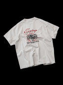 「WAR HORSE」Ecru Washed Graphic Tee