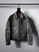 「ASH OF EVIL」Million-Stitch Jacquard Jacket