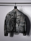 「ASH OF EVIL」Million-Stitch Jacquard Jacket
