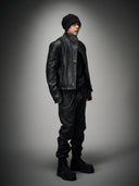 「BULL OF HEAVEN」 Buffalo-Grain Curved-Sleeve Jacket