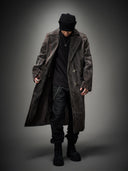 「DEMON HUNTER」Washed Gradient Denim Coat