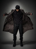「DEMON HUNTER」Washed Gradient Denim Coat