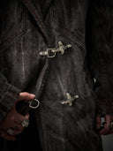 「DEMON HUNTER」Washed Gradient Denim Coat