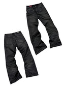「MAMBA」Waxed Creased Boot-Cut Jeans